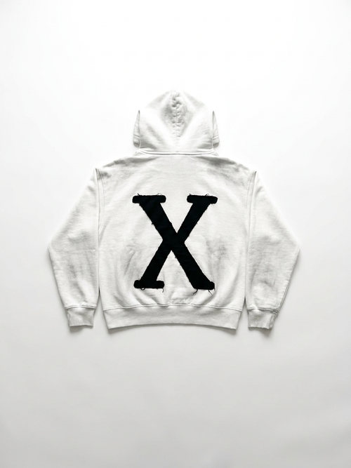 "Reverse" White Nullified Hoodie